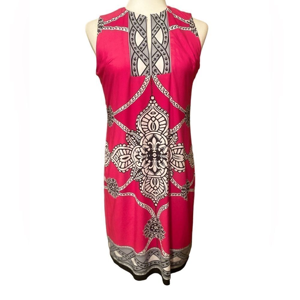 Sandra Darren Pink Sleeveless Dress Size 8